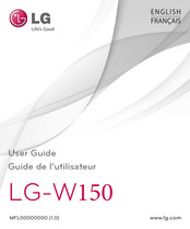 LG W150 Guide De L'utilisateur