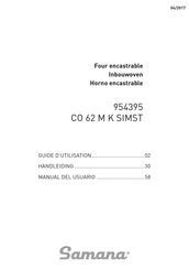 Samana CO 62 M K SIMST Guide D'utilisation