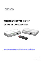 Vision TECHCONNECT TC2-HDMIP Guide De L'utilisateur