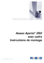 Aweso Aperto 262 Instructions De Montage