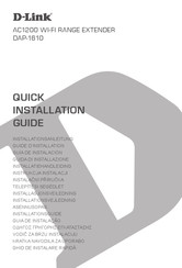 D-Link DAP-1610 Guide D'installation
