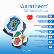 GERATHERM tensio control Mode D'emploi