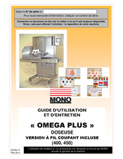 Mono OMEGA PLUS 400 Guide D'utilisation Et D'entretien