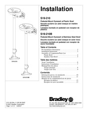 Bradley S19-210 Installation