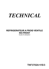 Technical TNF3702A+VS/3 Guide D'utilisation