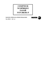 Fagor NVP-301 P Manuel D'installation/Utilisation