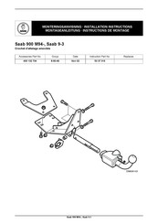 Saab 400 132 734 Instructions De Montage
