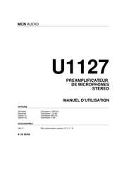 MCN Audio U1127 Manuel D'utilisation