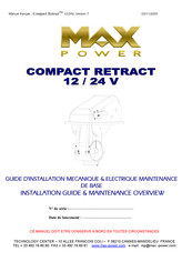 MAX power COMPACT RETRACT Guide D'installation