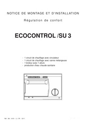 Baxi ECOCONTROL/SU 3 Notice De Montage Et D'installation