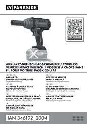 Parkside PASSK 20-Li A1 Traduction Des Instructions D'origine