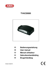 Abus TVAC20000 Manuel Utilisateur