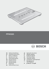 Bosch PPW3320 Notice D'utilisation