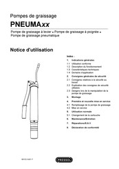 Pressol PNEUMAxx Notice D'utilisation