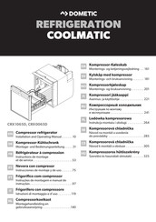 Dometic COOLMATIC CRX1065D Instructions De Montage Et De Service