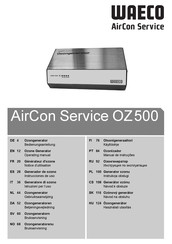 Waeco AirCon Service OZ500 Notice D'utilisation