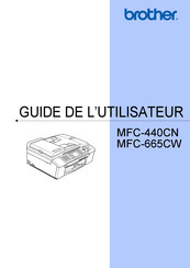 Brother MFC-440CN Guide De L'utilisateur