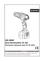 Gamma CD-12HP Mode D'emploi Original