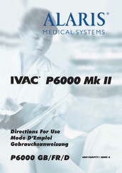 Alaris IVAC P6000 Mk II Mode D'emploi