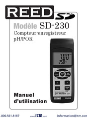 REED SD-230 Manuel D'utilisation