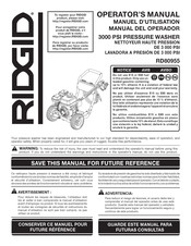 RIDGID RD80955 Manuel D'utilisation
