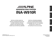 Alpine INA-W910R Guide D'installation