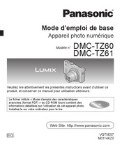 Panasonic Lumix DMC-TZ60 Mode D'emploi De Base
