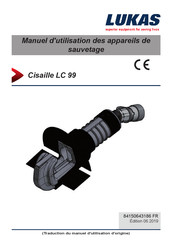 Lukas Cisaille LC 99 Manuel D'utilisation