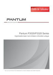 Pantum P3020D Guide De L'utilisateur