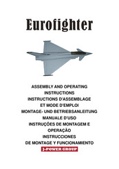 J-Power Group EUROFIGHTER EF2000 Instructions D'assemblage Et Mode D'emploi