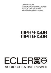 Ecler MPA6-150R Notice D'utilisation