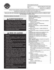 Healthy Climate HCWHD4-100 Directives D'installation