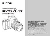 Ricoh PENTAX K-S1 Guide De Démarrage