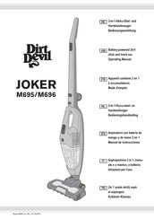 Dirt Devil JOKER M696 Mode D'emploi