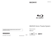 Sony BDV-Z7 Mode D'emploi