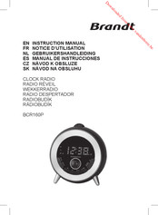 Brandt BCR160P Notice D'utilisation
