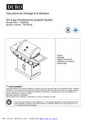 Duro 720-0670E Instructions De Montage Et D'utilisation