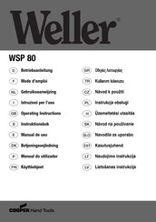 Cooper Hand Tools Weller WSP 80 Mode D'emploi