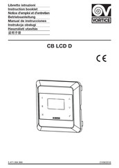 Vortice CB LCD D Notice D'emploi Et D'entretien