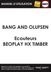 Bang & Olufsen BEOPLAY HX TIMBER Manuel D'utilisation