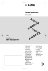 Bosch GAM Professional 220 MF Notice Originale