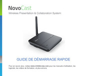 Delta Vivitek NovoCast Guide De Démarrage Rapide