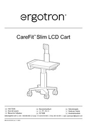 Ergotron CareFit Slim LCD Cart Manuel De L'utilisateur