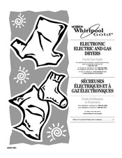 Whirlpool GEW9868KT0 Guide D'utilisation Et D'entretien
