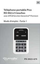 Simvalley Mobile Pico RX-902 Mode D'emploi