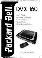 Packard Bell DVX 160 Guide De L'utilisateur