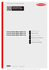 Fronius Smart Meter 600V-3 UL Instructions De Service