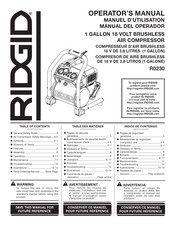 RIDGID R0230 Manuel D'utilisation