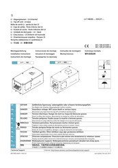 Siemens LI-T-0630 Série Instructions De Montage