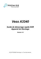 Promise Technology Vess A3340 Guide De Démarrage Rapide